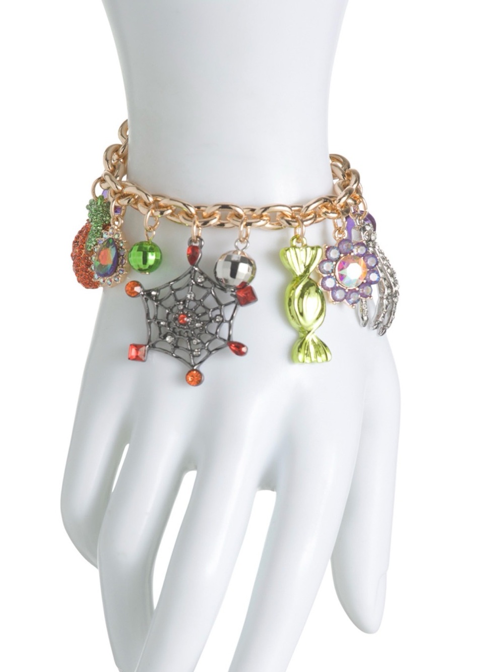 🩶BETSEY JOHNSON HALLOWEEN CHARM BRACELET - NWT🩶